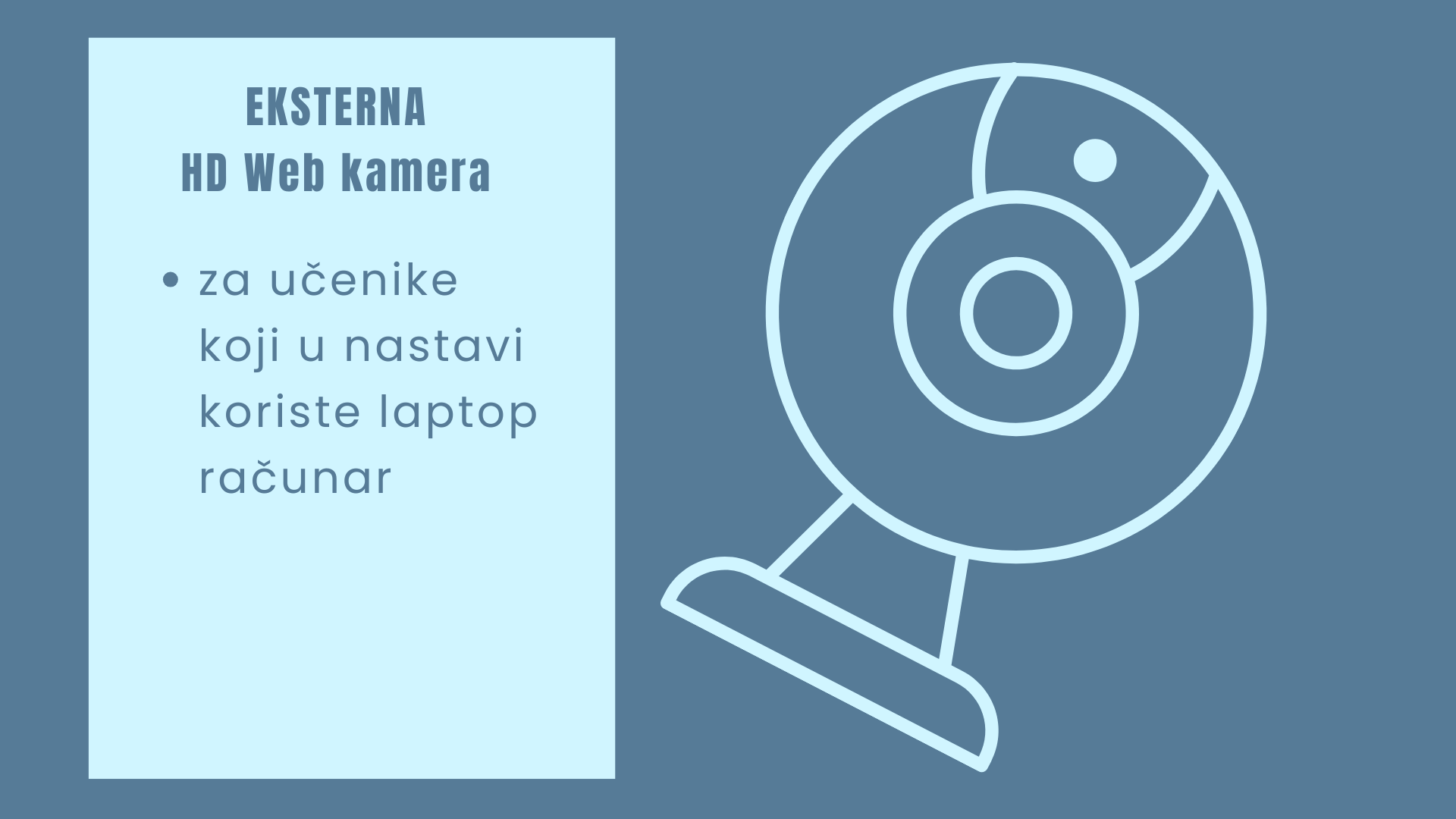 Web kamera HD rezolucije