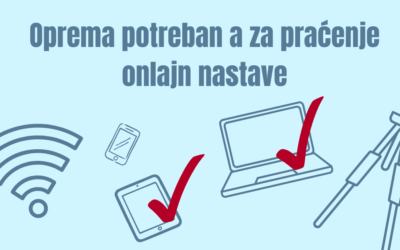 Oprema potrbna za praćenje onlajn nastave