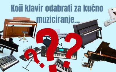 Koji klavir odabrati  za kućno muziciranje i nastavu